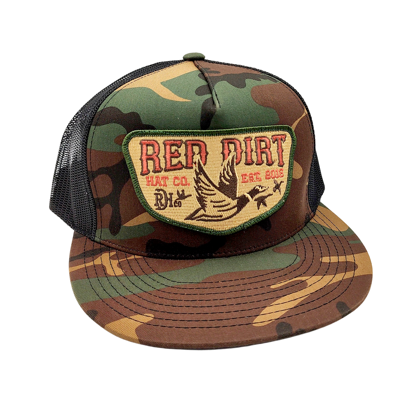 Red Dirt Hat Co. Fly South Graphic Camo Trucker Cap RDHC-489
