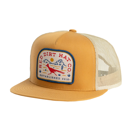 Red Dirt Speedy 2 Western Graphic Vegas Gold Trucker Cap RDHC-504
