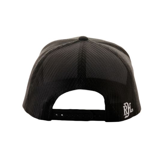 Red Dirt Hat Co. Youth Army Sunset Graphic Black Trucker Cap RDHC-Y17