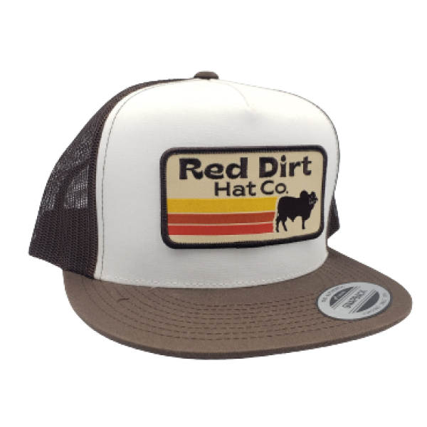Red Dirt Men's Pancho Brown & White Hat RDHC270