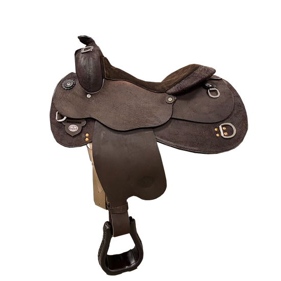 Circle Y Rough Out Trainer 16" Saddle 20227478
