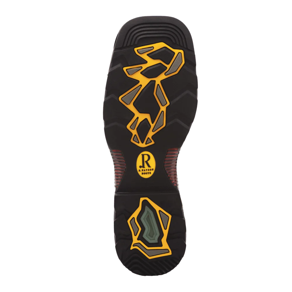 R. Watson Men's Peanut Brown Lace Up Waterproof Work Boots RW1020-CT-WP