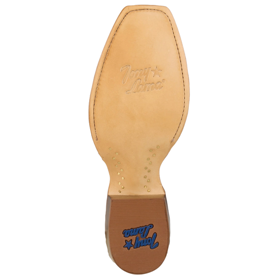 Tony Lama Men's Beau Hickory Bone Cowhide Western Boot RN3552