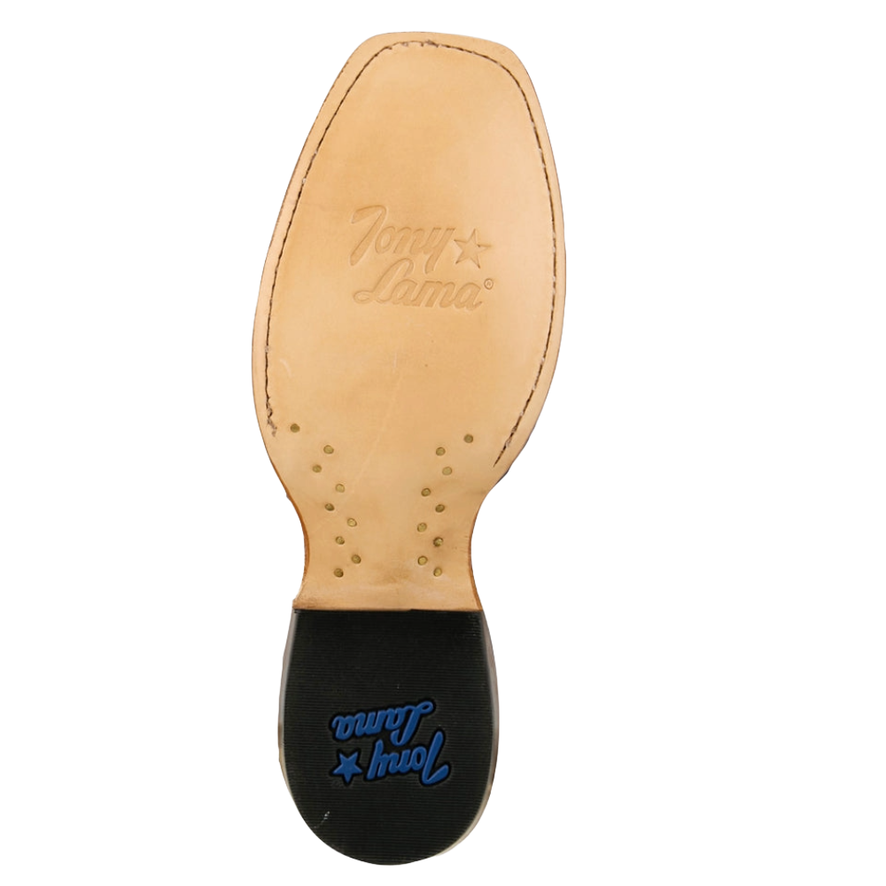 Tony Lama Ladies Siena Iris Blue Suede Leather Western Boot RN3622