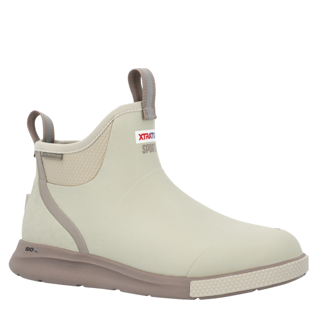 XTRATUF Men's Sport Outdoor Stone Grey Ankle Deck Boots XADSM103