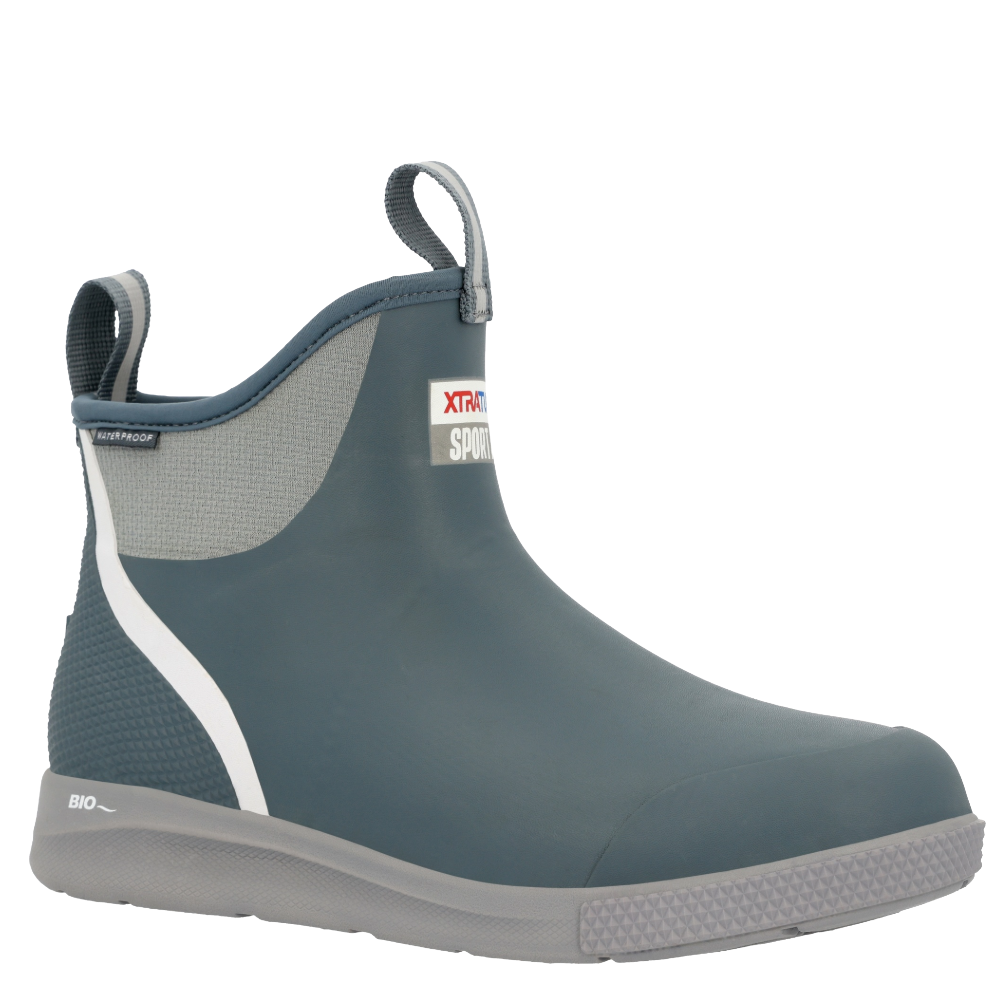 XTRATUF Men's Sport Stormy Blue Ankle Deck Boots XADSM201