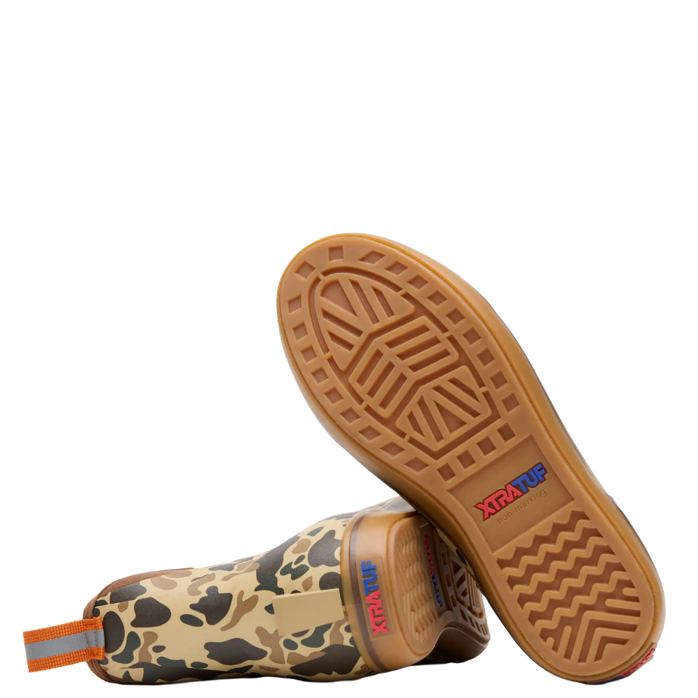 XTRATUF Ladies Duck Camo Ankle Deck Boots XWABDCMO