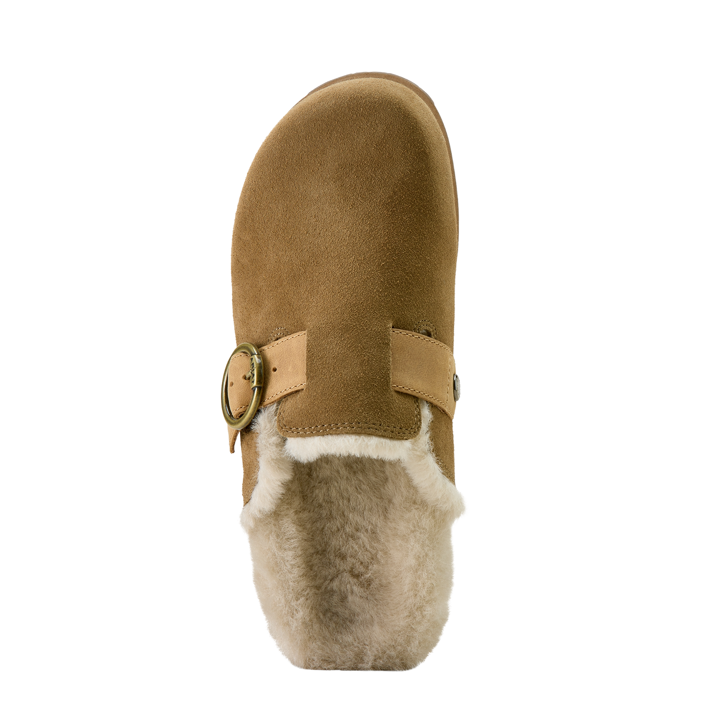 Ariat Ladies Country Mule Brown Suede Sherpa Shoe 10063811