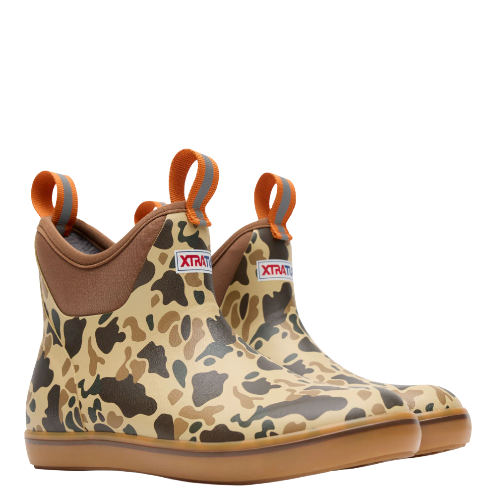 XTRATUF Ladies Duck Camo Ankle Deck Boots XWABDCMO