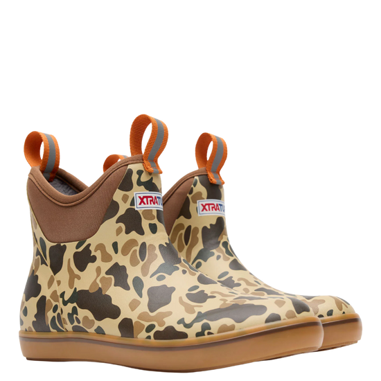 XTRATUF Ladies Duck Camo Ankle Deck Boots XWABDCMO