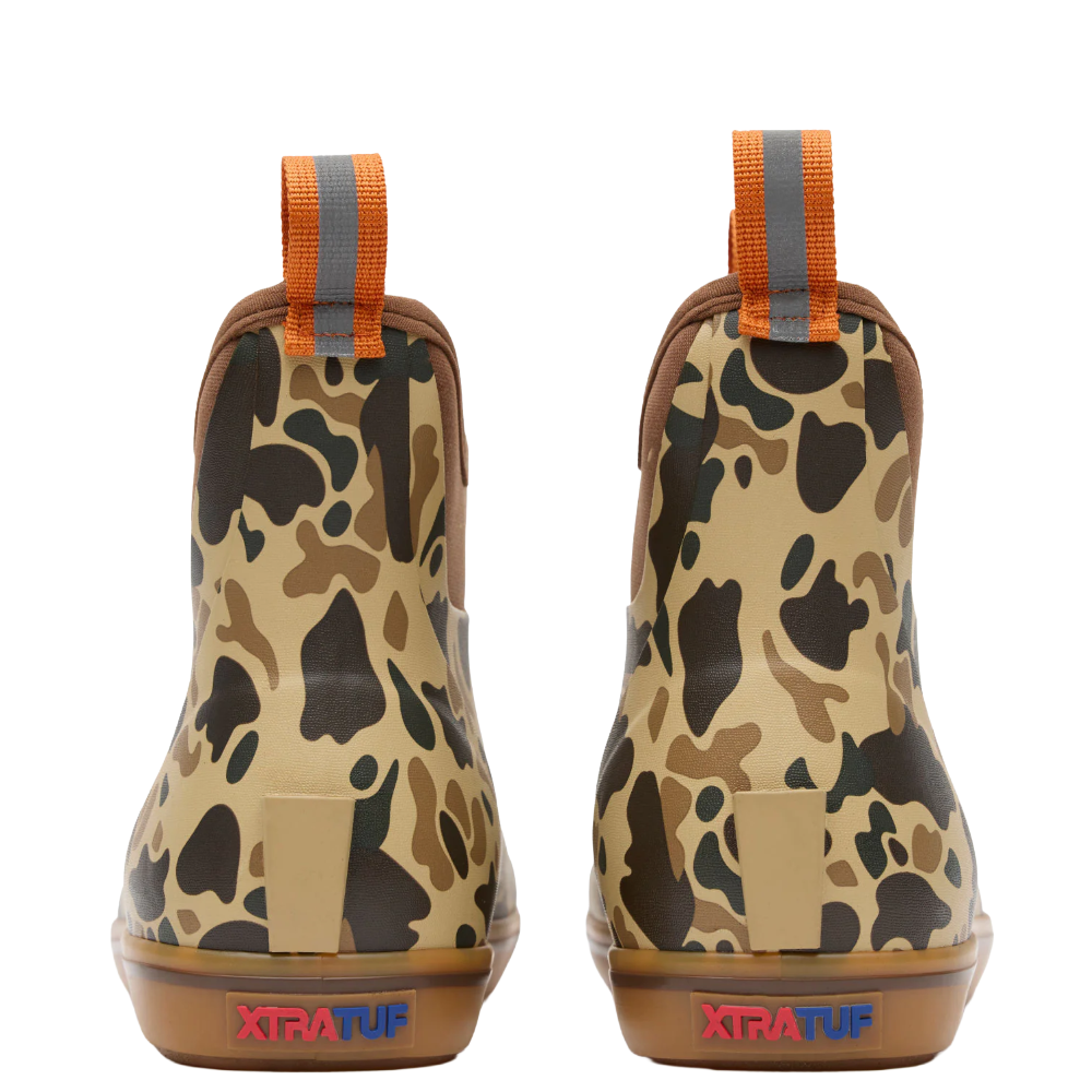 XTRATUF Ladies Duck Camo Ankle Deck Boots XWABDCMO