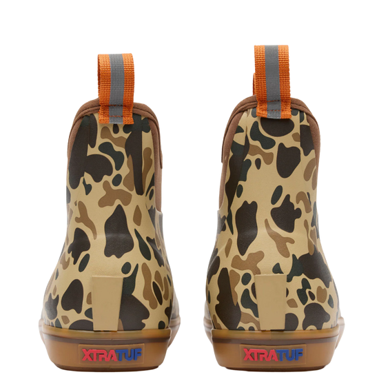XTRATUF Ladies Duck Camo Ankle Deck Boots XWABDCMO