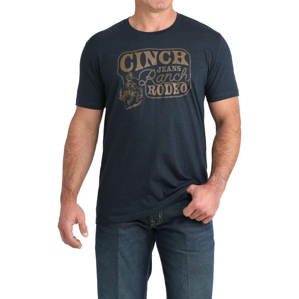 Cinch Men's Ranch Rodeo Navy T-Shirt MTT1690703