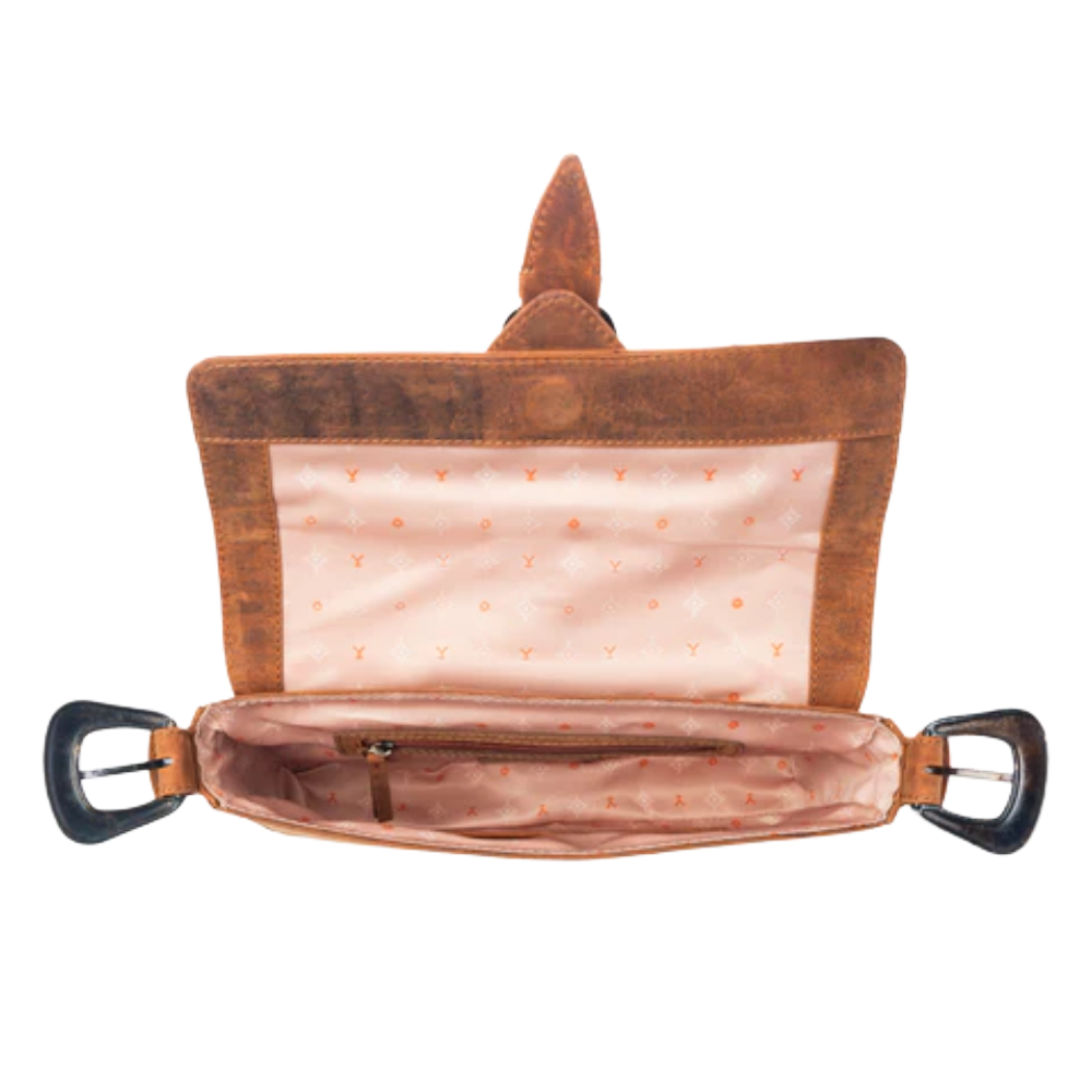 Myra Bag Ladies Yellowstone Amber Paradise Dark Brown Handbag S-13314