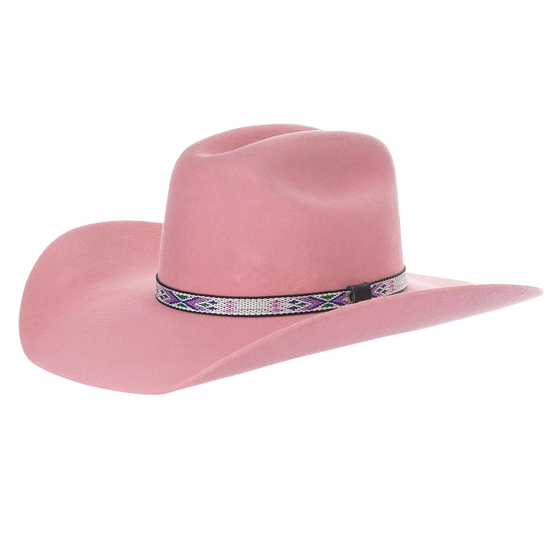Justin Wilder Jr. Pink Wool Felt Hat JUS11715-PINK