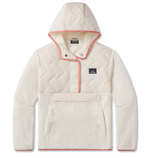 Southern Marsh Ladies Paige Marsupial Oatmeal Fleece Pullover OPGH-OAT