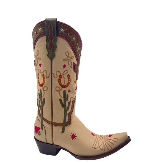 Old Gringo Ladies Lasso Nude Western Boots L4170-3