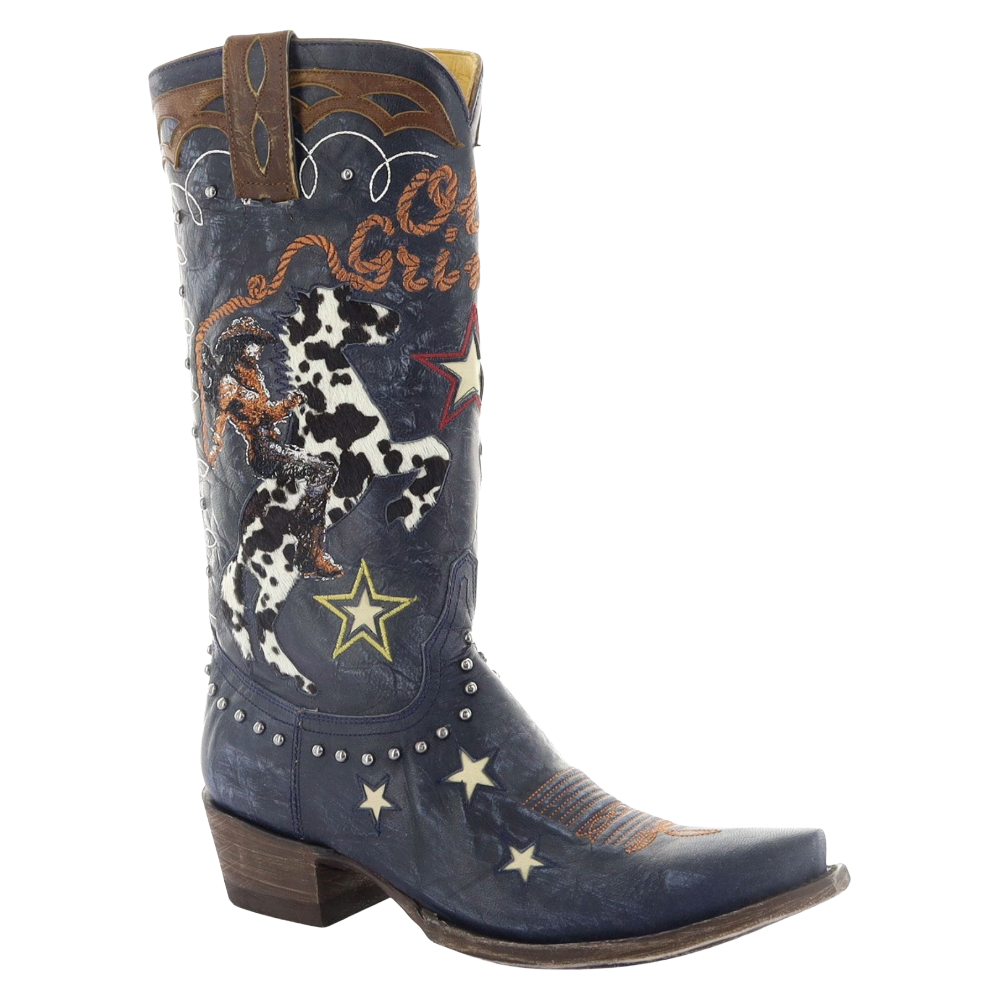 Old Gringo Ladies Gringo Spirit Blue Jeans Western Boots L4192-1