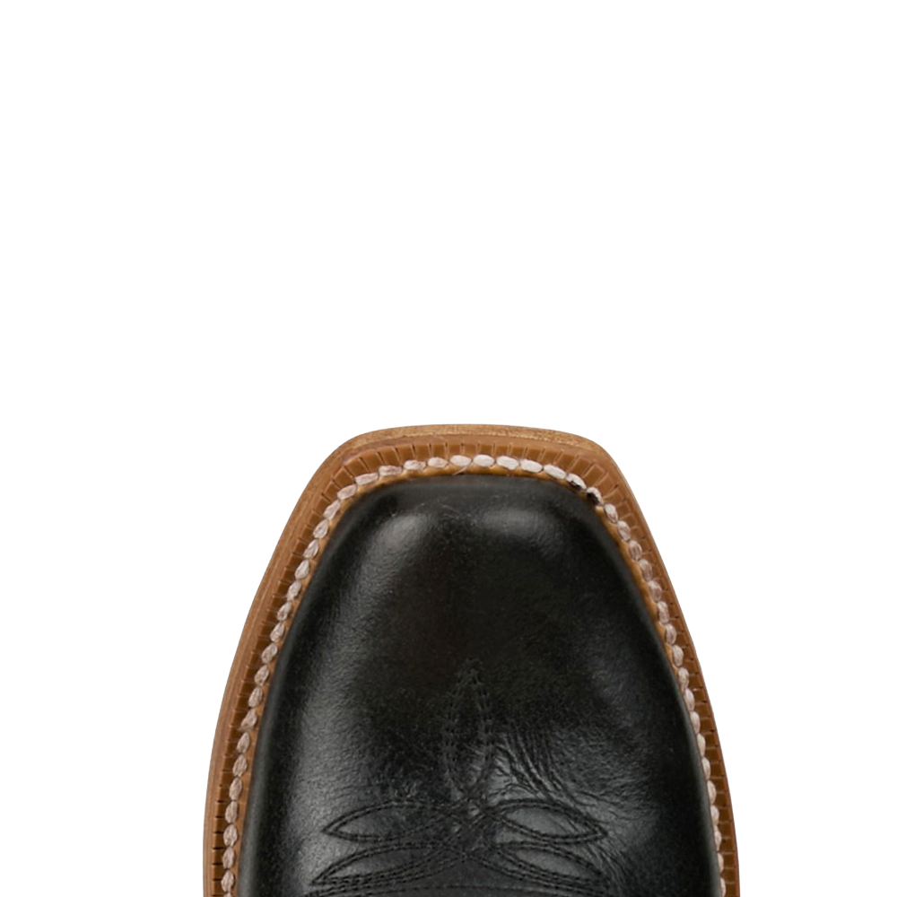 Justin Ladies Hallie Midnight Black Cowhide Western Boot RN3631