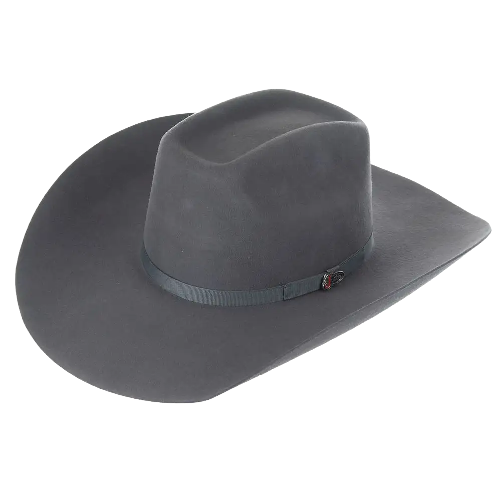 Justin Men's 2X Owen Smoke Grey Wool Felt Hat JUS11553-SMOKE