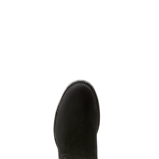 Ariat Men's Downtown Stonewashed Black Suede Western Boot 10053628