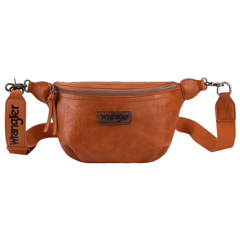 Wrangler Light Brown Fanny Pack Belt Sling Bag WG82-194LBR