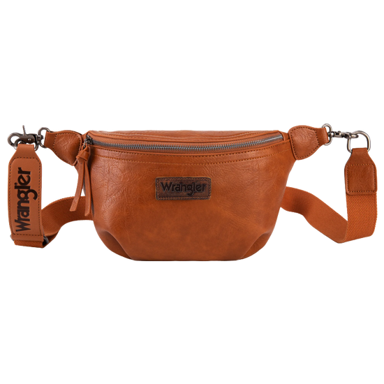 Wrangler Light Brown Fanny Pack Belt Sling Bag WG82-194LBR