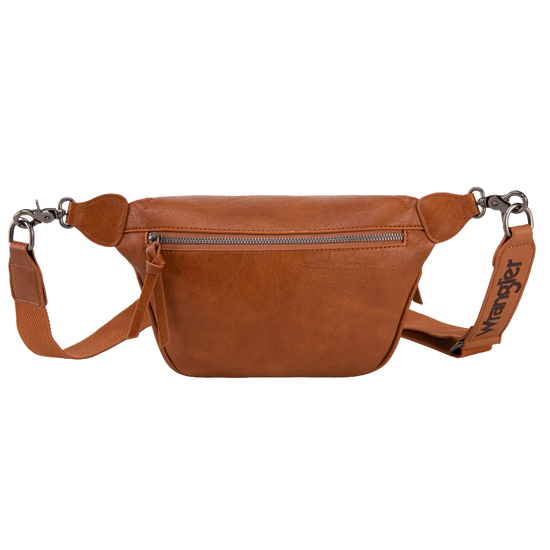 Wrangler Light Brown Fanny Pack Belt Sling Bag WG82-194LBR
