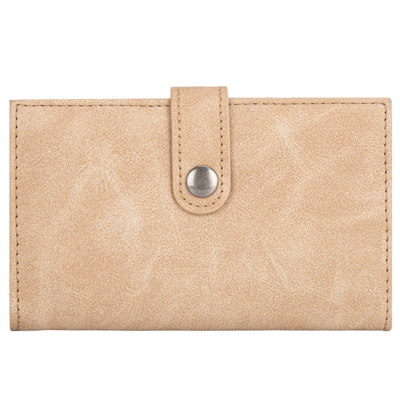 Wrangler Beige Genuine Hair-On Cowhide Bi-Fold Card Wallet WG162-W0332BG