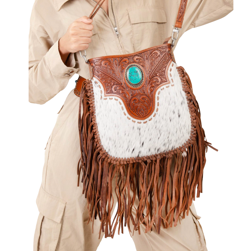 Loyal West Ladies Painted Desert Tassle Crossbody Bag LW-SS25-006-CB