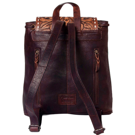 american west leather backpack American Darling Ladies Acid Wash Turquoise Western Backpack ADBGZ101T