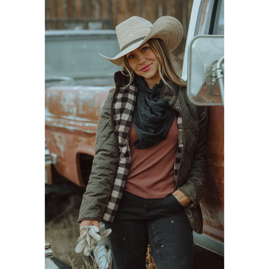 Outback Trading Company Ladies Canyonland Brown Barn Jacket 29860-BRN