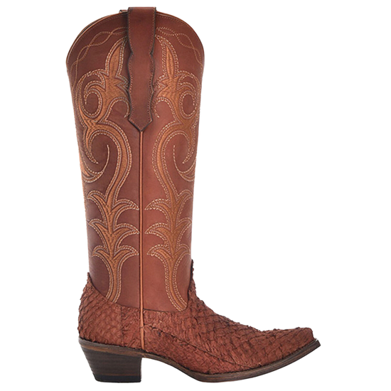 Circle G by Corral Ladies Exotic Pirarucu Snip Toe Western Boots L6110