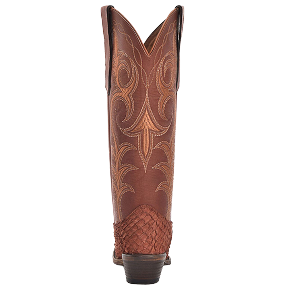Circle G by Corral Ladies Exotic Pirarucu Snip Toe Western Boots L6110