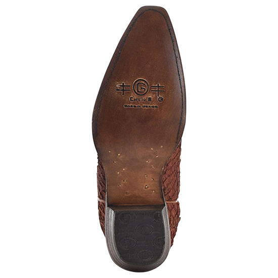 Circle G by Corral Ladies Exotic Pirarucu Snip Toe Western Boots L6110