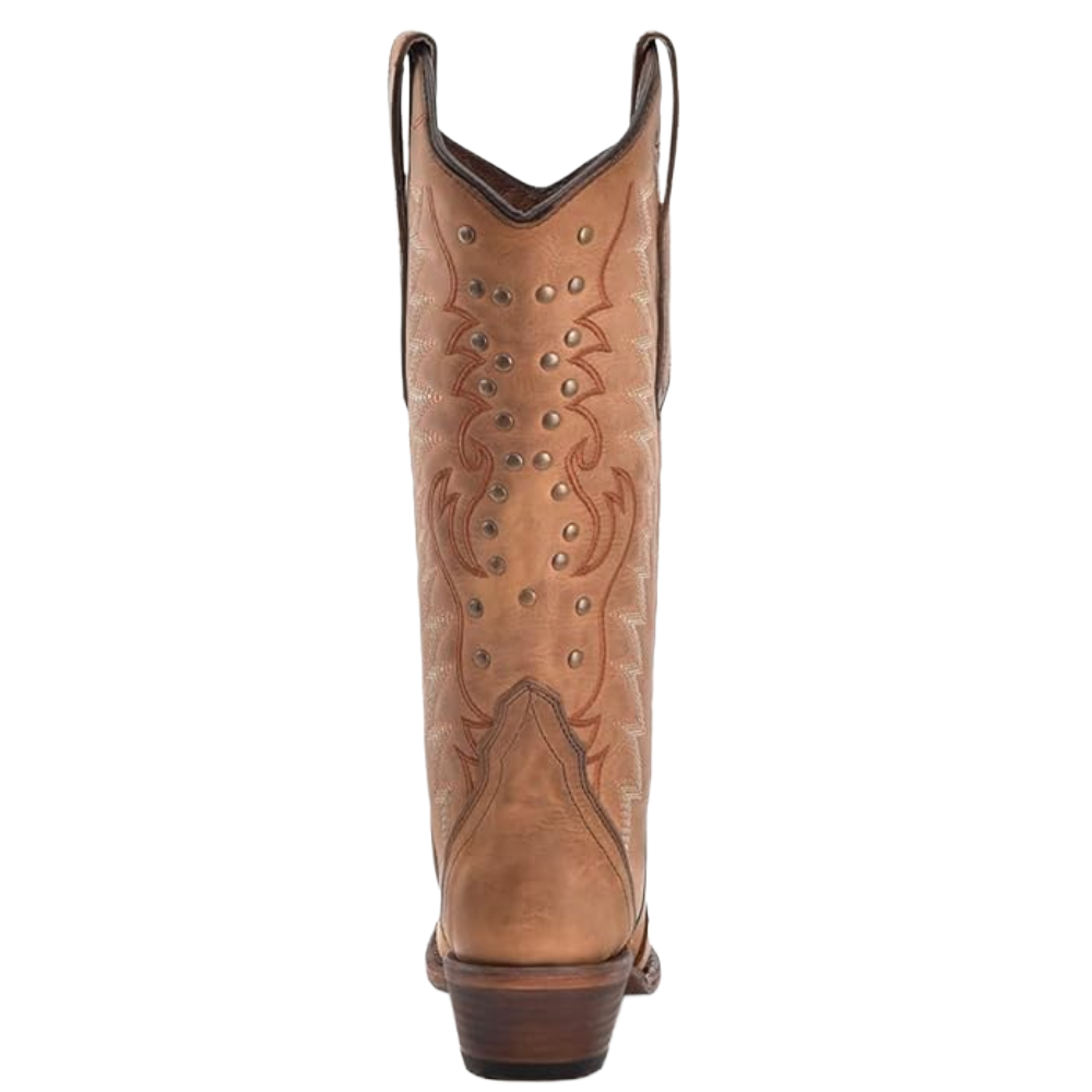 Circle G by Corral Ladies Sand Embroidery & Studs Western Boots L6119