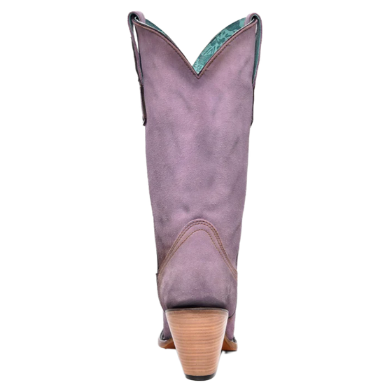 Corral Ladies Lilac Embroidery Pointed Toe Boots Z5204