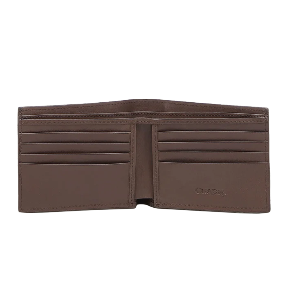 Cuadra Men's Brown Alligator Laser & Studs Wallet DU718