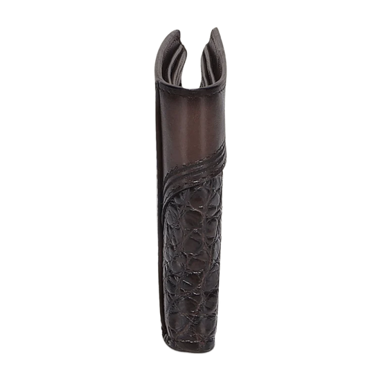 Cuadra Men's Brown Alligator Laser & Studs Wallet DU718