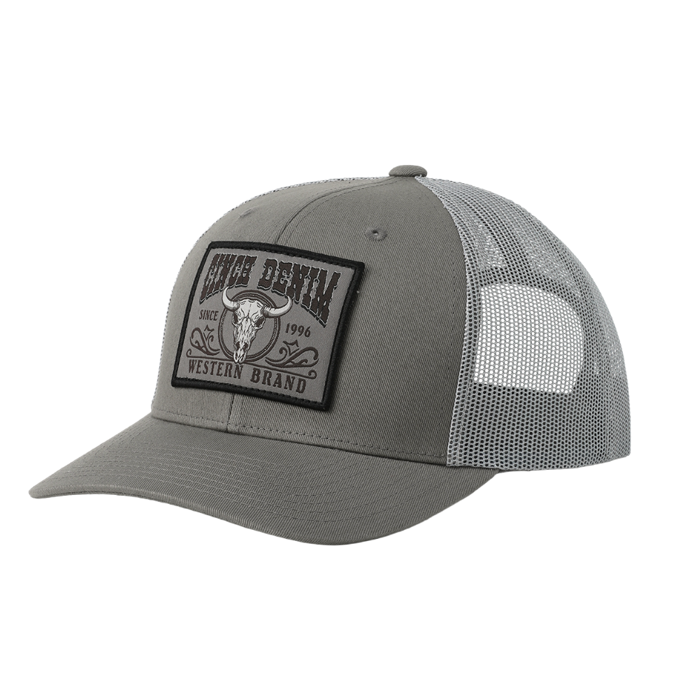 Cinch Men's Grey 'Western Brand' Trucker Cap MCC0660650