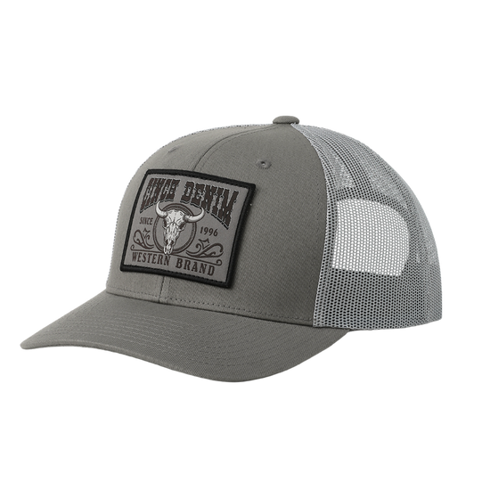 Cinch Men's Grey 'Western Brand' Trucker Cap MCC0660650