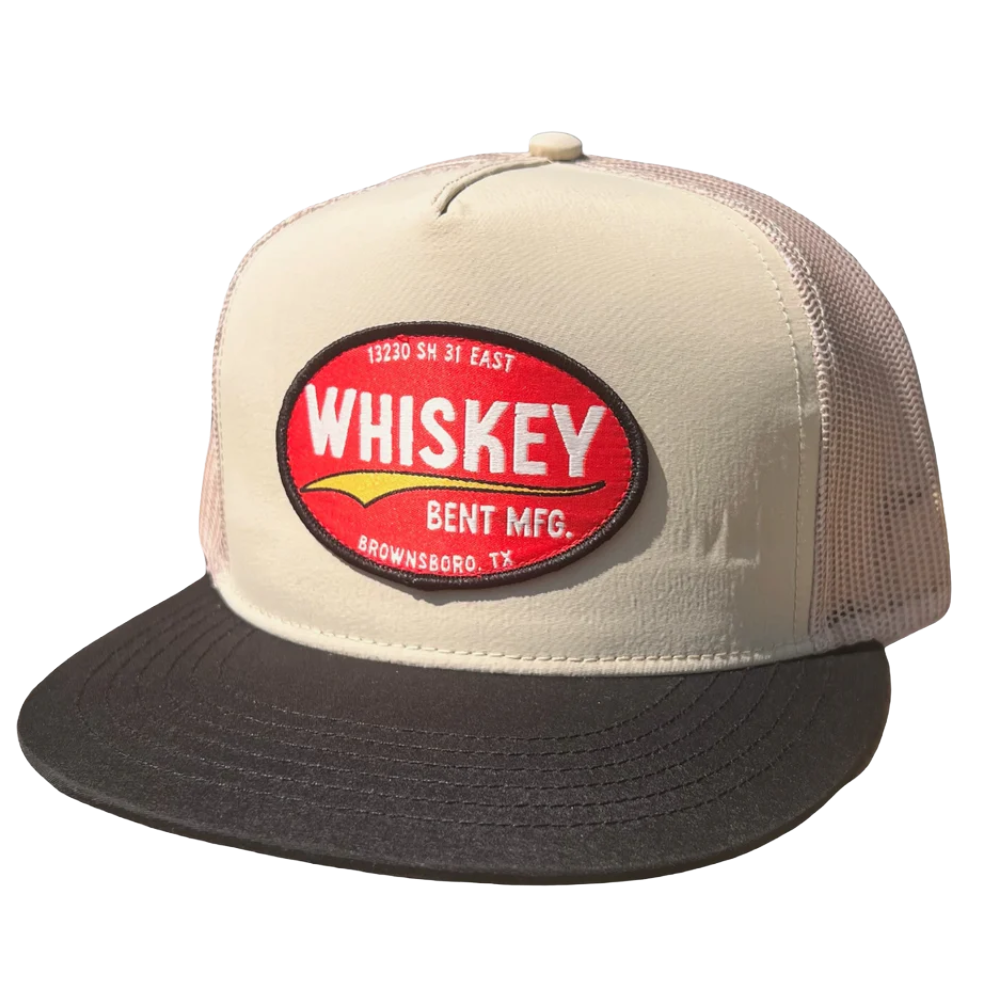Whiskey Bent Men's Red Logo Patch Bodie Snapback Hat BODIRED