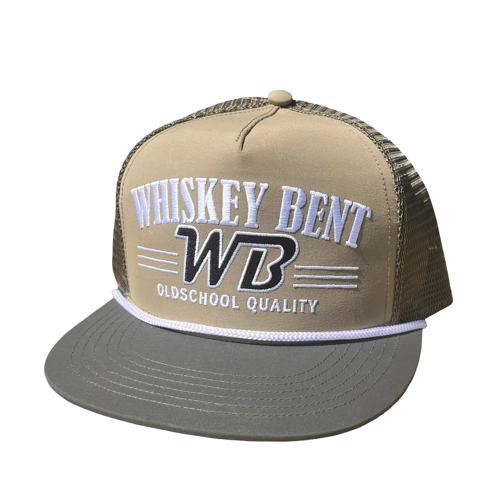 Whiskey Bent Men's Old School Snapback Hat OLDSCLWB