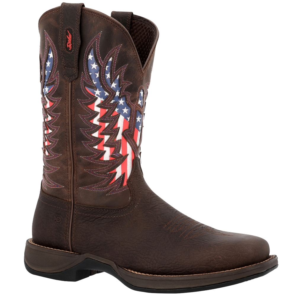 Durango Men's Rebel™ American Graphic Ultra-Lite Brown Western Boot DDB0519