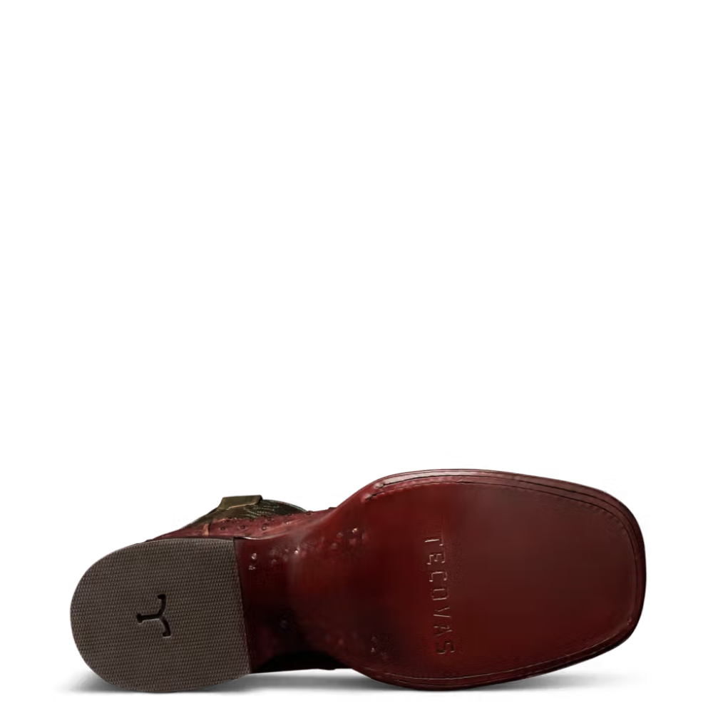 Tecovas Men's The Emmitt Tobacco Ostrich Western Boot 10095TBC