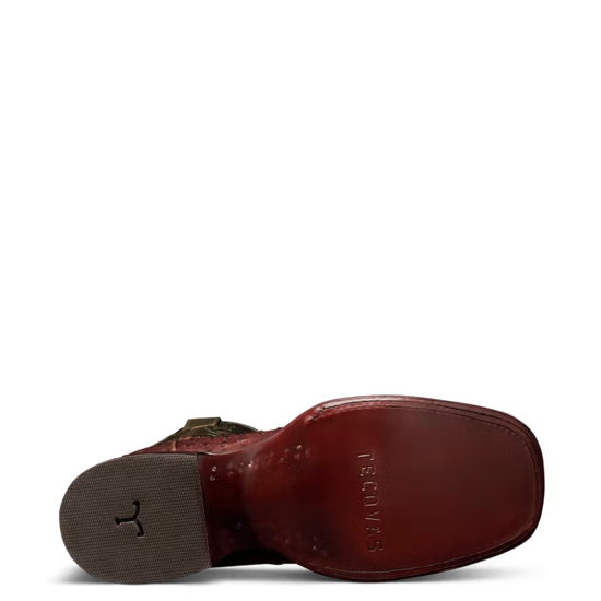 Tecovas Men's The Emmitt Tobacco Ostrich Western Boot 10095TBC