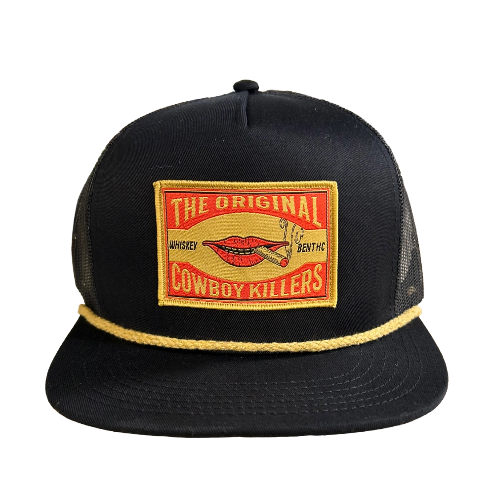 Whiskey Bent Men's Matchbox Black Snapback Hat MATBX-BLK