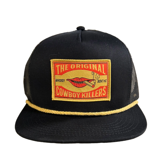 Whiskey Bent Men's Matchbox Black Snapback Hat MATBX-BLK