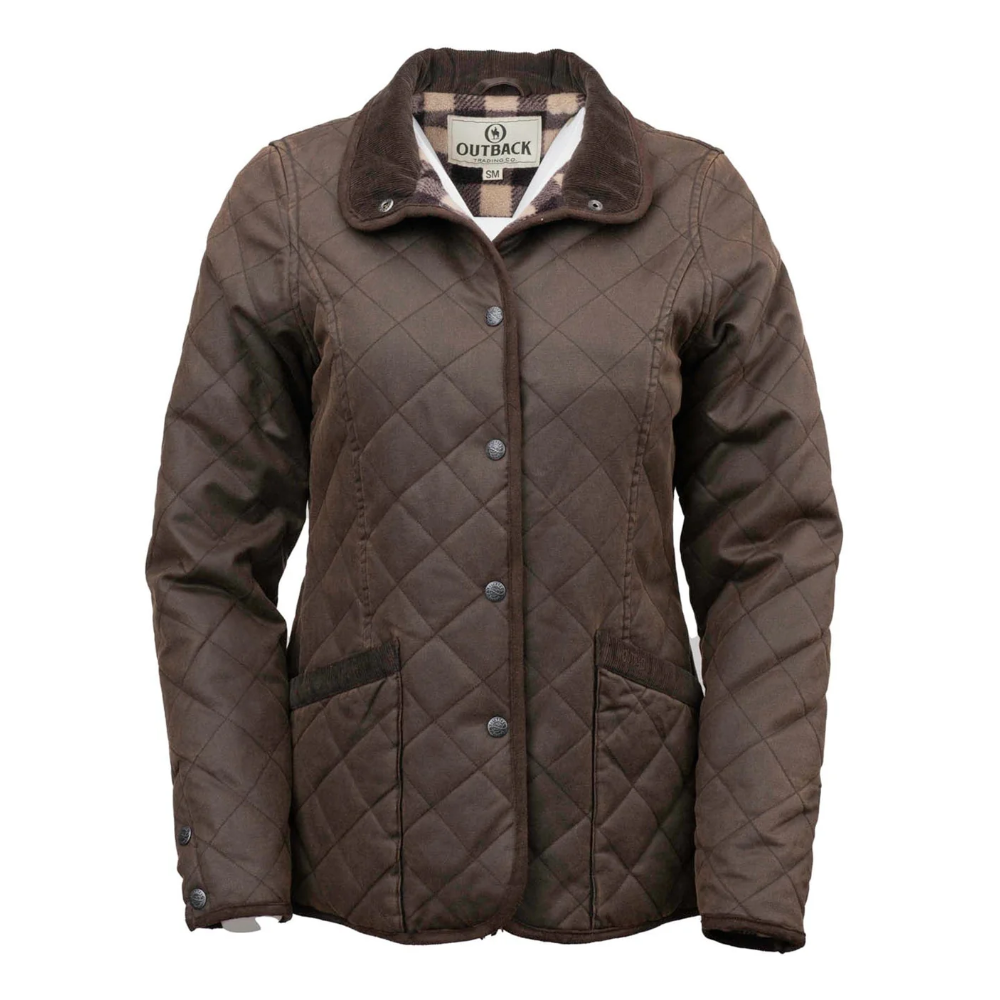 Outback Trading Company Ladies Canyonland Brown Barn Jacket 29860-BRN