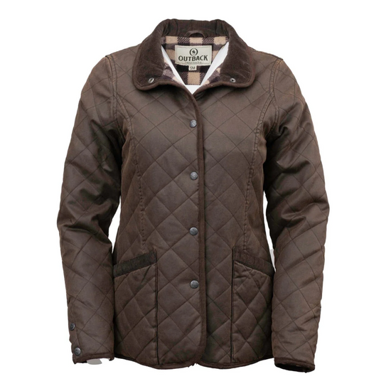 Outback Trading Company Ladies Canyonland Brown Barn Jacket 29860-BRN